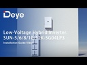 Hybrid Inverter: How to install Deye Three-phase low-voltage Hybrid inverter SUN-(5-12)K-SG04LP3